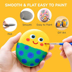 Simetufy Large Rocks for Painting 40 PCS 3.3-4.5Inch River Rocks for Painting - Image 5