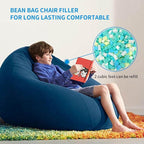 Bean Bag Filler, 10lbs Shredded Memory Foam Stuffing, Filling & Refill - Image 9