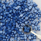 300 Pcs Wax Seal Beads, Sky Blue Sealing Wax Beads, Refilling Octagon Wax - Image 4