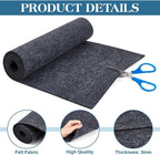 BENECREAT 78.7x15.7inch Felt Roll, 3mm Thick Nonwoven Felt Roll - Image 4