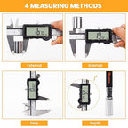 HARDELL Digital Caliper 6 Inch Rechargeable Calipers One-Key Reset | Caliper - Image 6