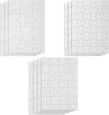Mr. Pen- Blank Puzzle, 10 Sets, 12/28/48 Pieces/Pack, 8.2" x 5.6" | Modern by MrPen