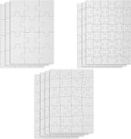 Mr. Pen- Blank Puzzle, 10 Sets, 12/28/48 Pieces/Pack, 8.2" x 5.6" | Modern by MrPen