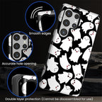 Case for Samsung Galaxy S26 Ultra Case, Halloween Ghosts Bats Design- Hybrid - Image 5