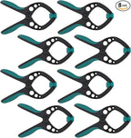 wolfcraft Set FZ 60 Spring Clamps 8 Pieces I 8652000 I Versatile Helper by wolfcraft
