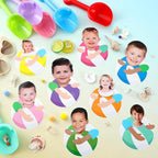 gisgfim 80Pcs Summer Cutouts Beach Ball Decorations Bulletin Board Pool Ball - Image 4
