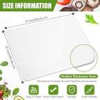 Hushee 120 Count Disposable Cutting Board Sheets 17 x 12 Inch Flexible Plastic - Image 2