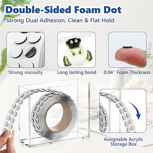 400 PCS 1mm Double Sided Foam Dots - Image 3