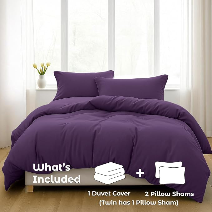 Pure Bedding Duvet Cover Twin/Twin XL Size - Image 2