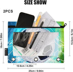 Soccer Ball Football on Field Pencil Pouch - Image 3