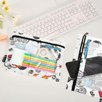 Custom Truck Racing Car Flag Pencil Pouch - Image 5