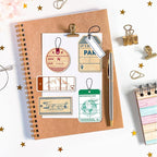 GLOBLELAND Travel Label Ticket Background Clear Stamps - Image 4
