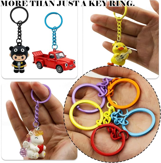 Colored Key Rings Bulk Keychains - Image 4