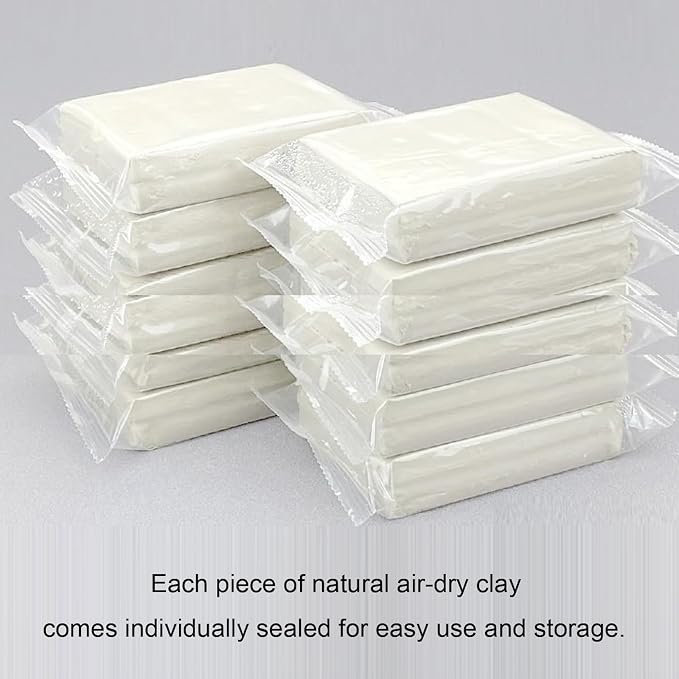 10 lb White Natural Air-Dry Clay;Ideal - Image 4