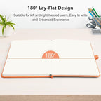 RETTACY Blank Journal Notebook, 192 Pages, A5 Medium Size | Leather Hardcover - Image 6