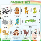 300Pcs Animals Foam Stickers, Self-Adhesive Cartoon Forest Animals Foam Reward - Image 7