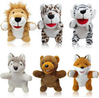6 Pcs Animal Hand Puppets for Kids by Unknown