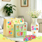 Glitter Foam Letter Stickers 335 Pcs Self-Adhesive Uppercase & Lowercase ABC - Image 4