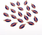 20PCS Sports Charms Enamel Basketball Baseball Pendant Charms - Image 5