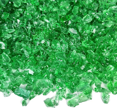 1.3 LB Crushed Glass Sand Broken Fire Glass Pieces by HappyFiller