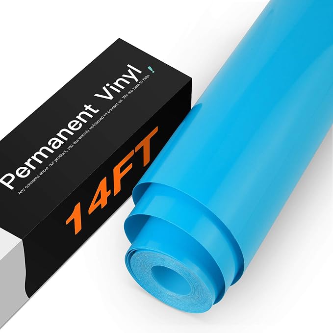 HTVRONT Light Blue Permanent Vinyl by HTVRONT
