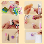 Catopia Needle Felting Kit, Needle Felting Starter Kit, Wool Roving 40Colors Set - Image 7