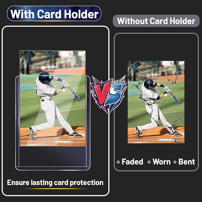500 Hard Plastic Card Sleeves – 500 Toploads, 35PT Baseball Card Protectors - Image 4