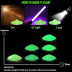 Matio Glow in The Dark Pigment Powder, 8 Colors Luminous Pigments 10g/0.35oz | - Image 6