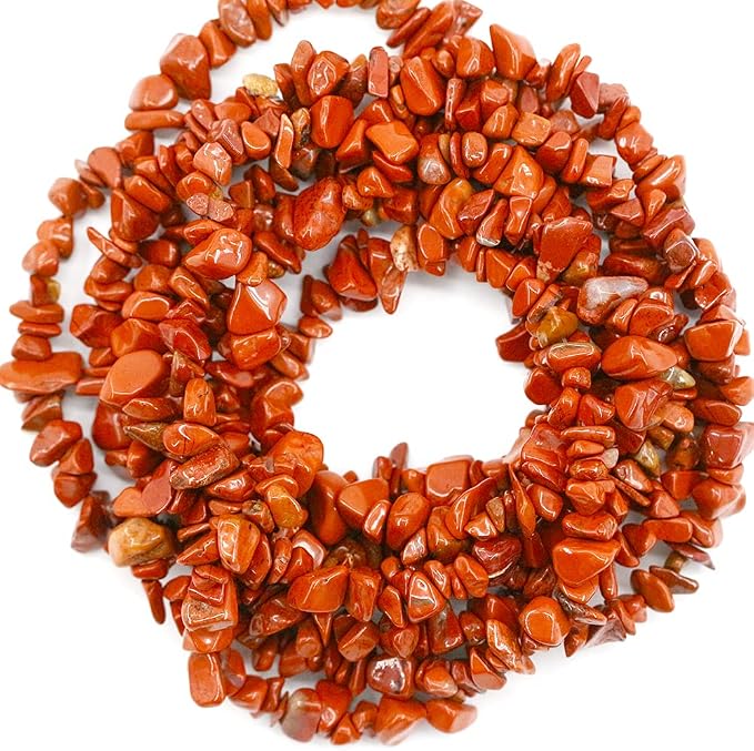 Crystal Chips with Holes for Jewelery Making 5mm-8mm Natural Gemstone Beads - Image 2