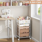 4 Drawer Rolling Storage Cart - Image 7