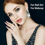 Allstarry 100pcs Flatback Rhinestones Irridescent Star-Shaped Face Gems Eye - Image 5