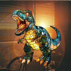 Fierce T-rex Acrylic Suncatcher Stained Glass Effect Window Car Hanging - Image 7