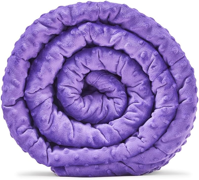 TONGDADA Minky Weighted Blanket | 40''x60'', 7lbs | Cozy and Soft Minky by TONGDADA