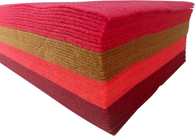 Soft Felt Sheets, 8x12 inches Assorted Craft Felt Fabric, 1.4mm Thick Felt - Image 2