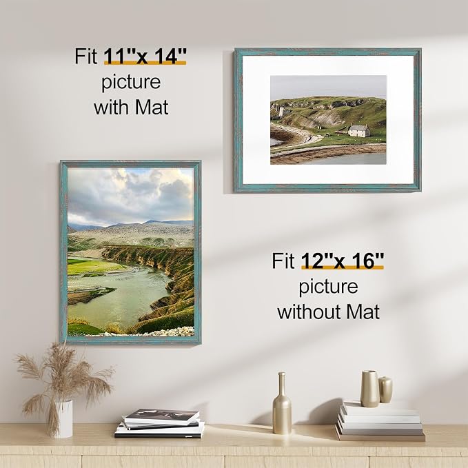 Vittanly 12x16 Picture Frames Set of 2, Ornate Vintage Photo Frame - Image 4