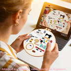 Crafmanoe Hand Embroidery Kits for Beginners Adults, Crewel Embroidery DIY Kits - Image 4