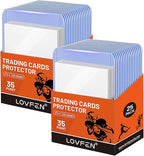 50 Hard Plastic Card Sleeves – 50 Toploads, 35PT Baseball Card Protectors by LOVFENOFFICIAL