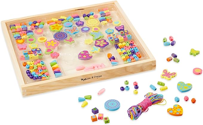 Melissa & Doug Created by Me! Bead Bouquet Deluxe Wooden Bead Set - Image 4