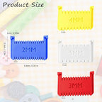 Hand Quilting Gauge Sewing Templates, Edge Ruler, 2mm/3mm/4mm/5mm - Image 2
