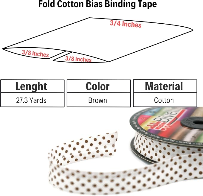 Cotton Fold Bias Binding Tape - Image 3