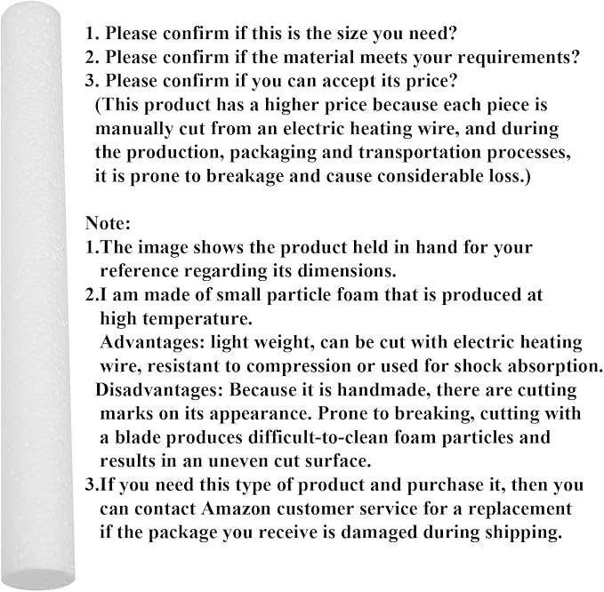 Crafjie Foam Cylinders for DIY Crafts and Arts Supplies, Craft Supplies - Image 5