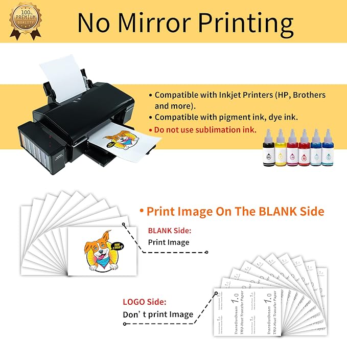 TransOurDream Printable Heat Transfer Paper - Image 3