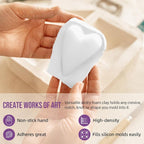CALPALMY Air Dry Clay, Bulk 24-Pack White Moldable Foam Clay, Airdry Soft Clay - Image 3