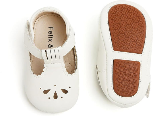 Soft Sole Baby Shoes - Infant Baby Walking Shoes Moccasins Rubber Sole Crib Shoes