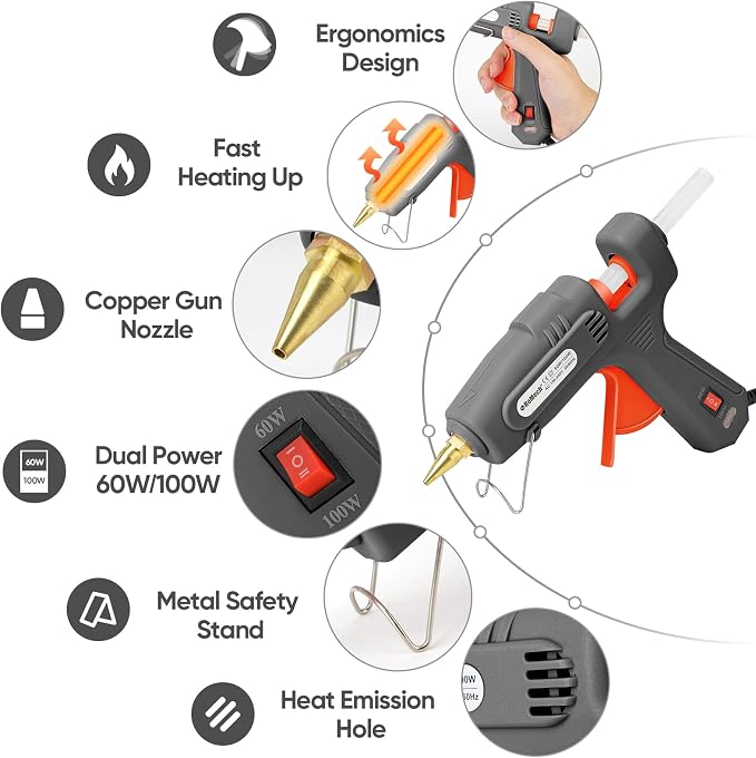 ROMECH Full Size Hot Glue Gun - Image 2