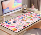 Funny Pink Desk Mat, Cute Colorful Desk Matt, - Image 5