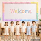6 Rolls 40 Ft Ruffled Bulletin Board Borders Back to School Classroom Decor - Image 5