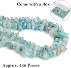 456 PCs Natural Chip Stone Beads, 5-8mm Irregular Multicolor Gemstones Loose - Image 4