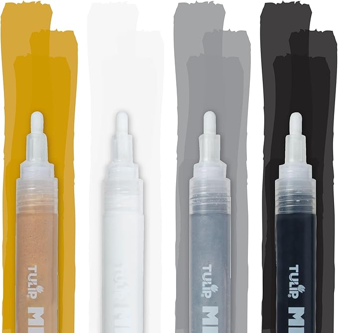 TULIP Mega Fabric Markers 4 Pack, Essentails - Image 3