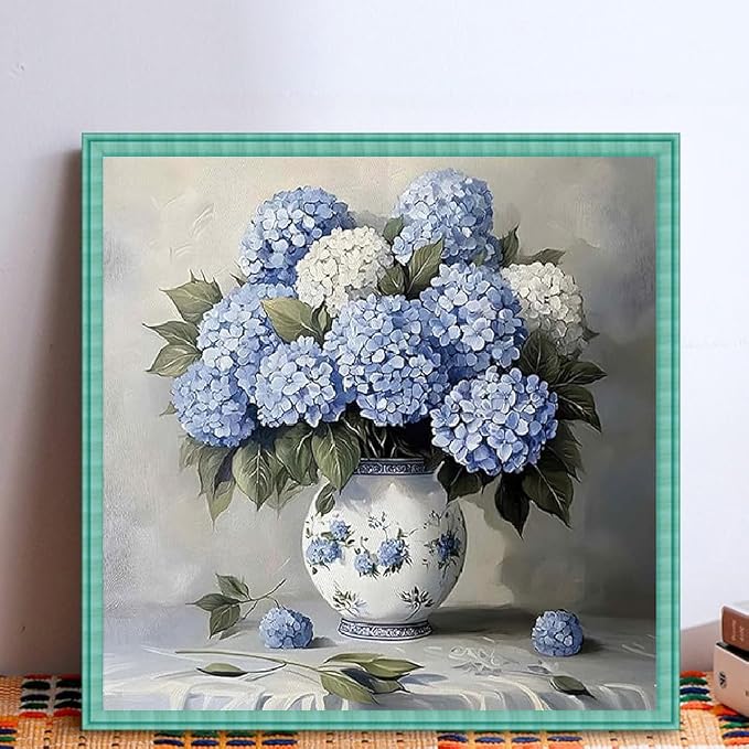 KYOQFVN Flowers Stamped Cross Stitch Kits - Image 4